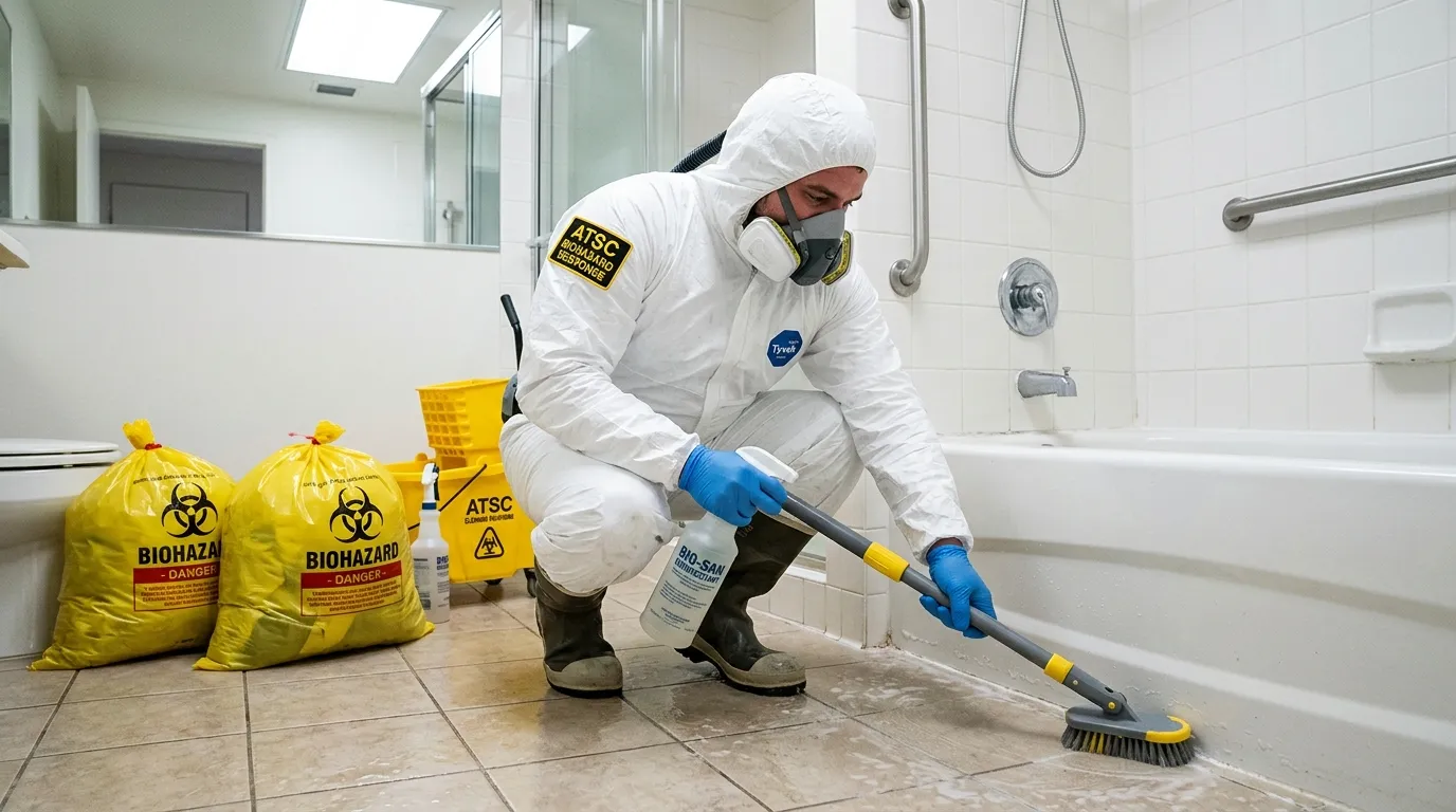 Decontamination equipment deployed for Blood Cleanup in Basking Ridge